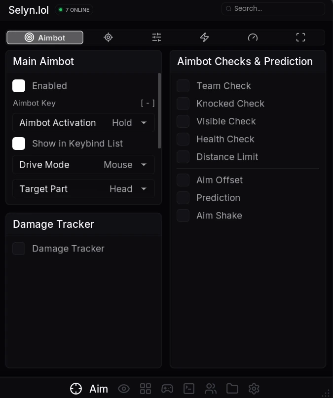 The Selyn interface